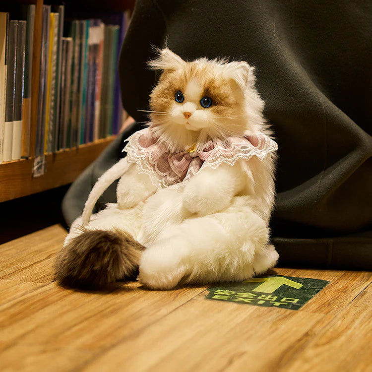 Cute Plush Cat Backpack