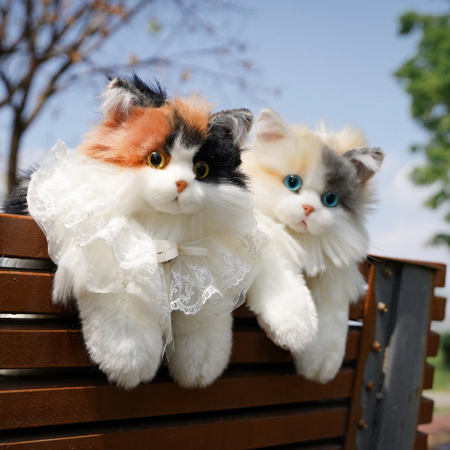 Cute Plush Cat Backpack