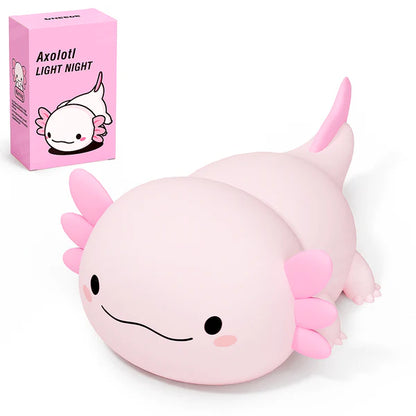 Axolotl Night Light – Cute & Rechargeable