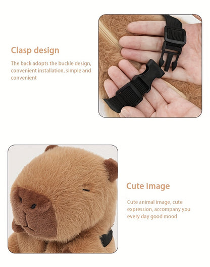 Capybara Plush Car Tissue Holder