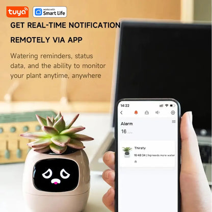 Tuya Ivy Smart Planter – AI-Powered Smart Plant with 49 Expressions