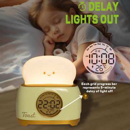 Kid's LED Alarm Clock with Night Light