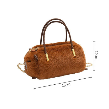 Capybara Kawaii Crossbody Plush Bag