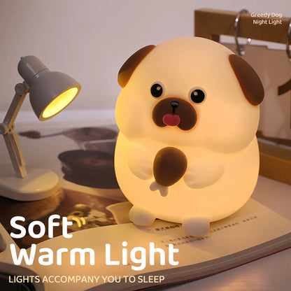 Silicone Dog Night Light