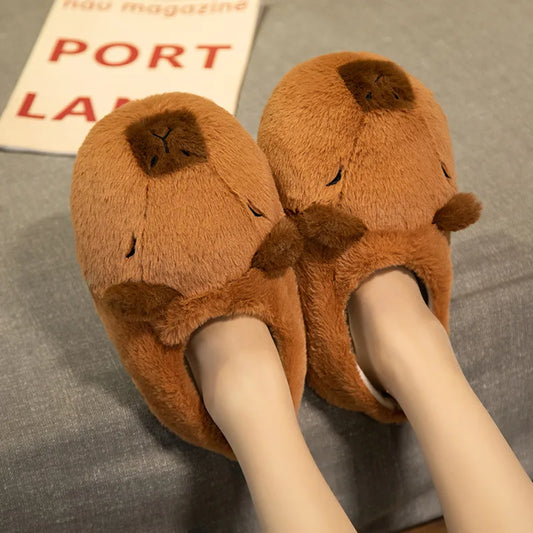 Capybara Plush Slipper Cute